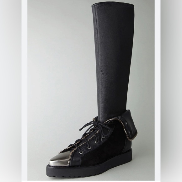 ALEXANDER WANG Mirte Laced Sock Boot🔥37 - Picture 2 of 16